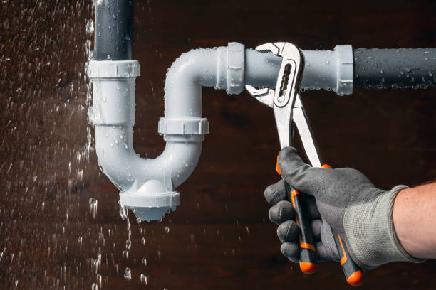 Professional Emergency Plumber technician working in Hudgins, VA